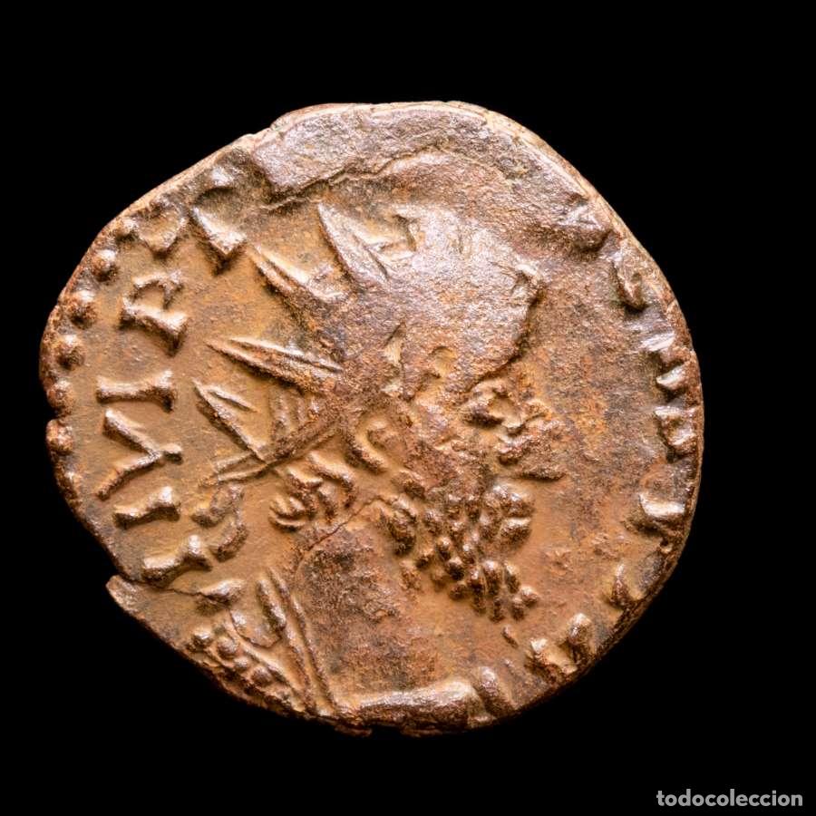 Monedas Imperio Romano: Tetrico I (271-274 dC) antoniniano de estilo barbaro PAX AVG (9028)