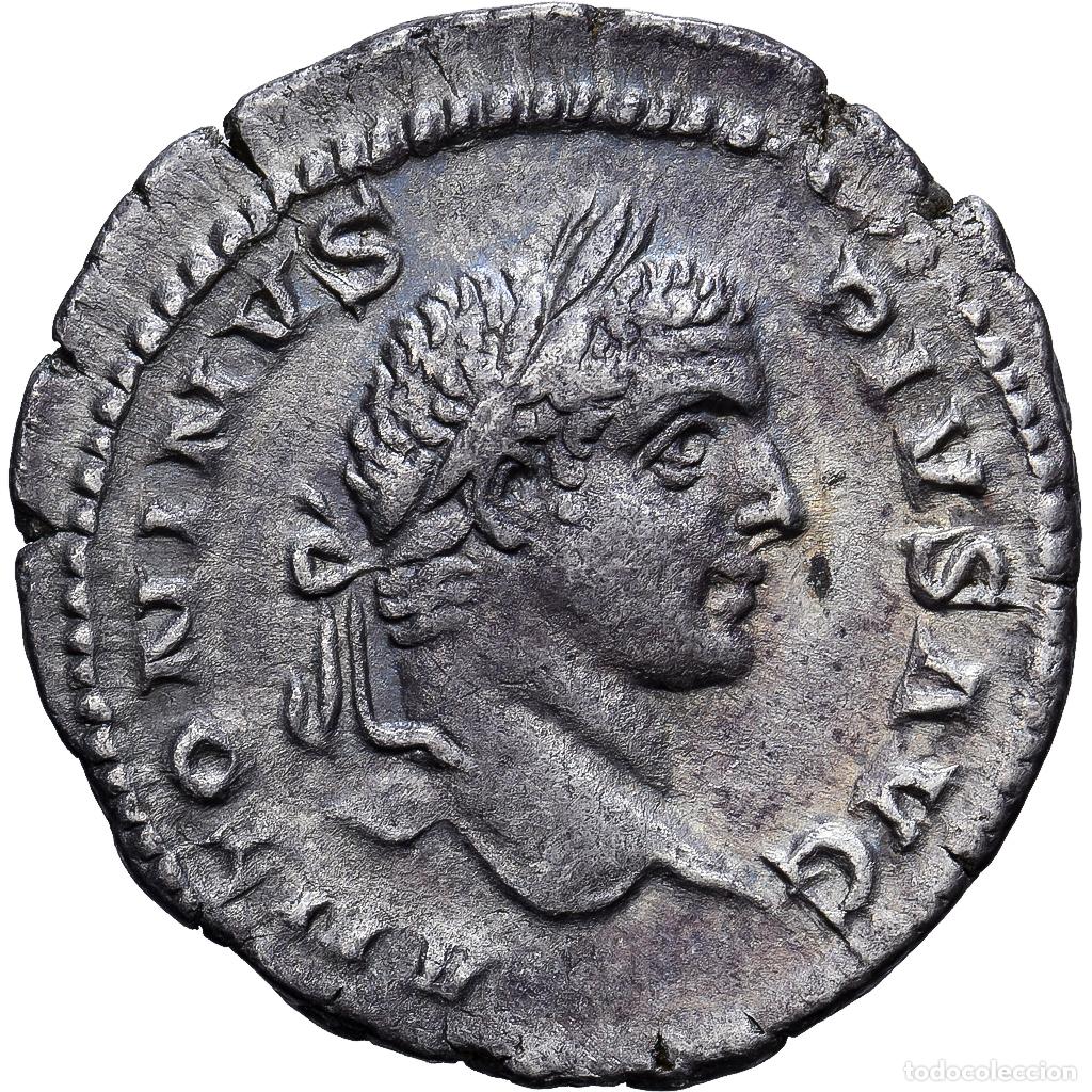 Monedas Imperio Romano: [#139571] Roman Empire, Caracalla, Denarius, 206, Rome, Plata, MBC, RIC:83A