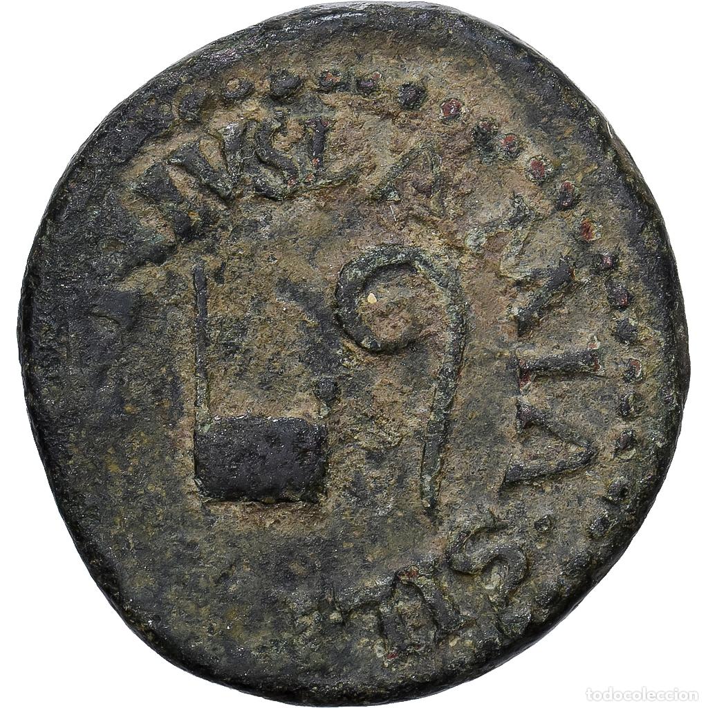 Monedas Imperio Romano: [#139533] Roman Empire, Auguste, Quadrans, 9 BC, Rome, Bronce, BC+, RIC:421