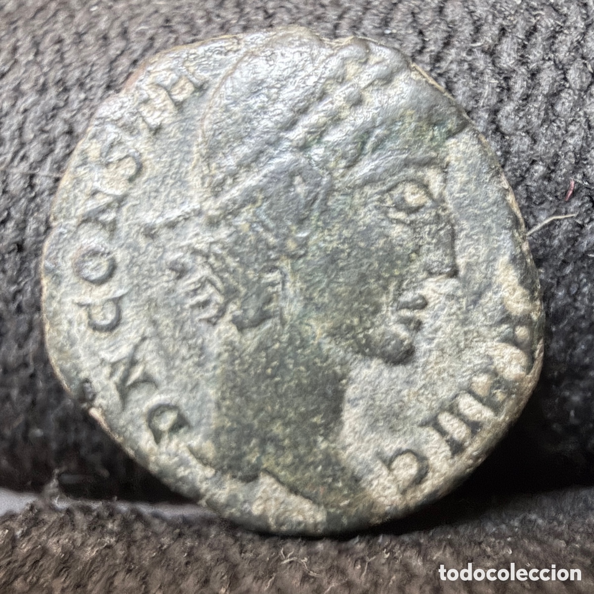 Monedas Imperio Romano: Constancio II 324-337 AE15 Nummus.VOT XX MVLT XXX.