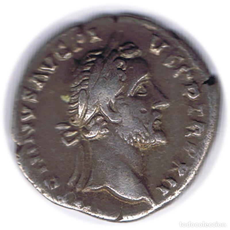 Monedas Imperio Romano: DENARIO DE PLATA ANTONINO PIO A&Ntilde;O 148-149 D.C. ROMA