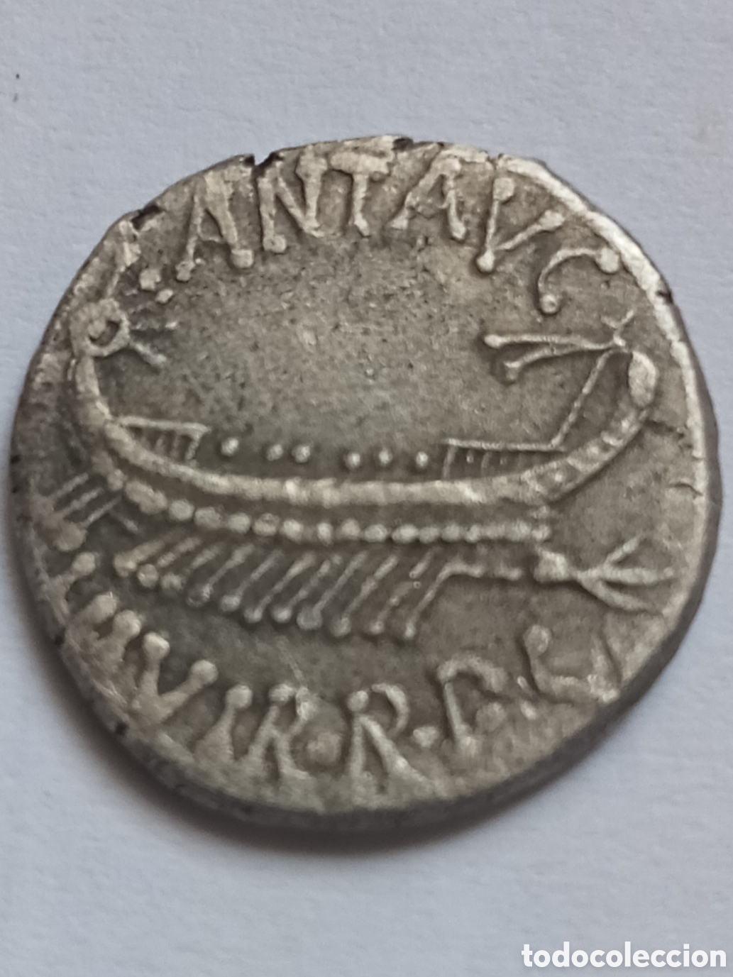 Monedas Imperio Romano: MARCO ANTONIO - LEGION III - SIGLO I B.C. - DENARIO