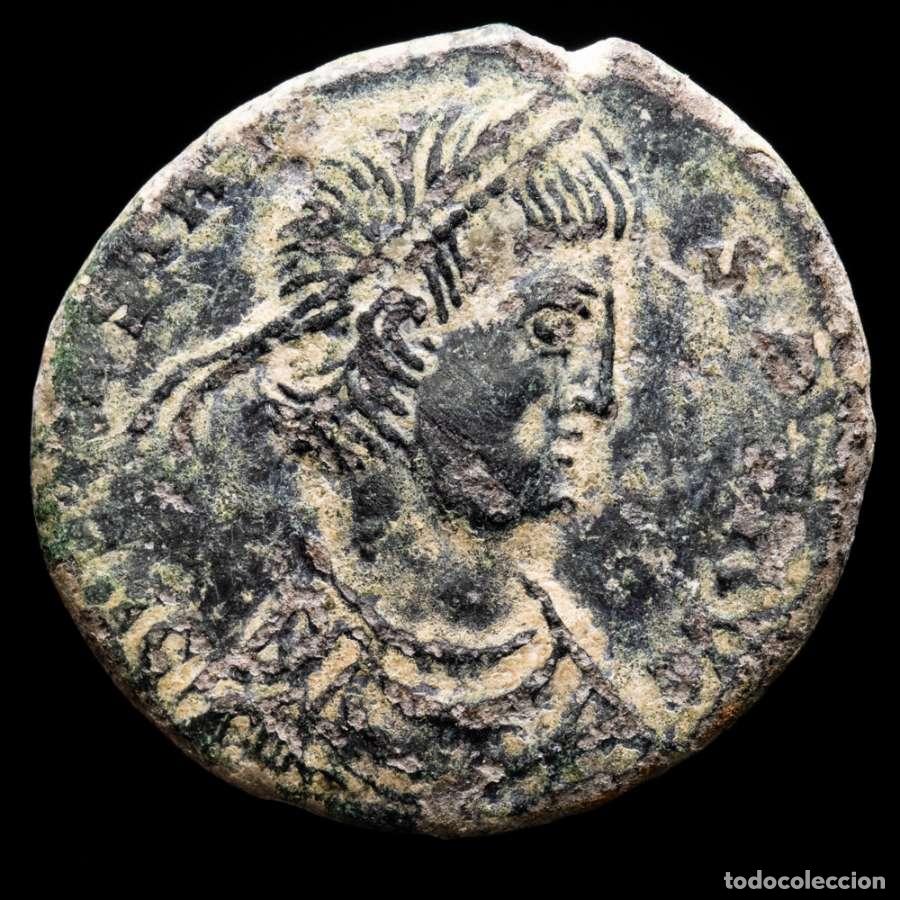 Monedas Imperio Romano: Imitacion Barbara de Constante FEL TEMP REPARATIO Galera