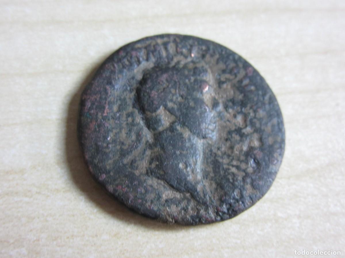 Monedas Imperio Romano: As de Antonino P&iacute;o 138- 161 DC Di&aacute;metro 2,8 cm Peso 10,76 gr