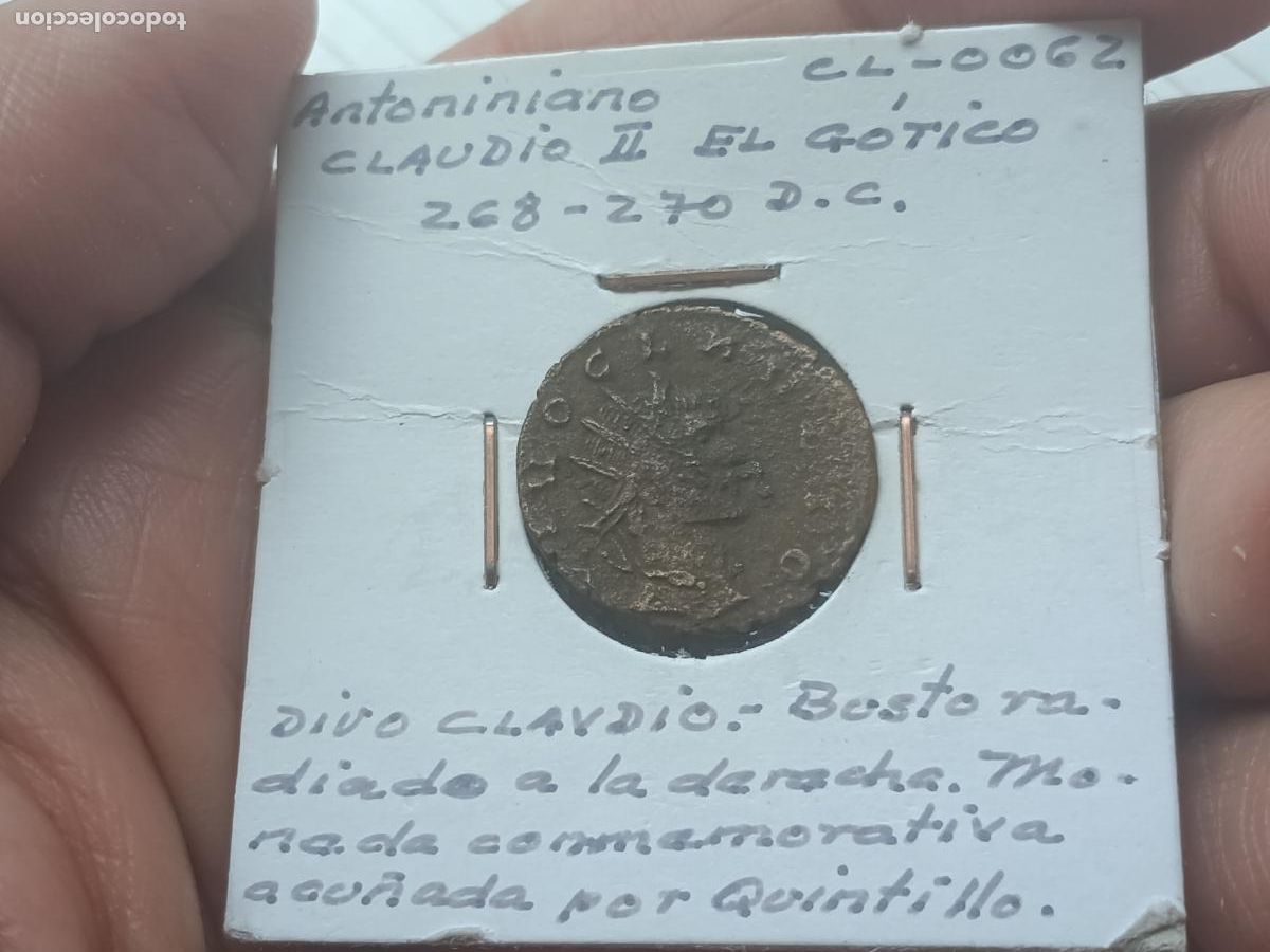 Monedas Imperio Romano: Claudio II. Antoniniano
