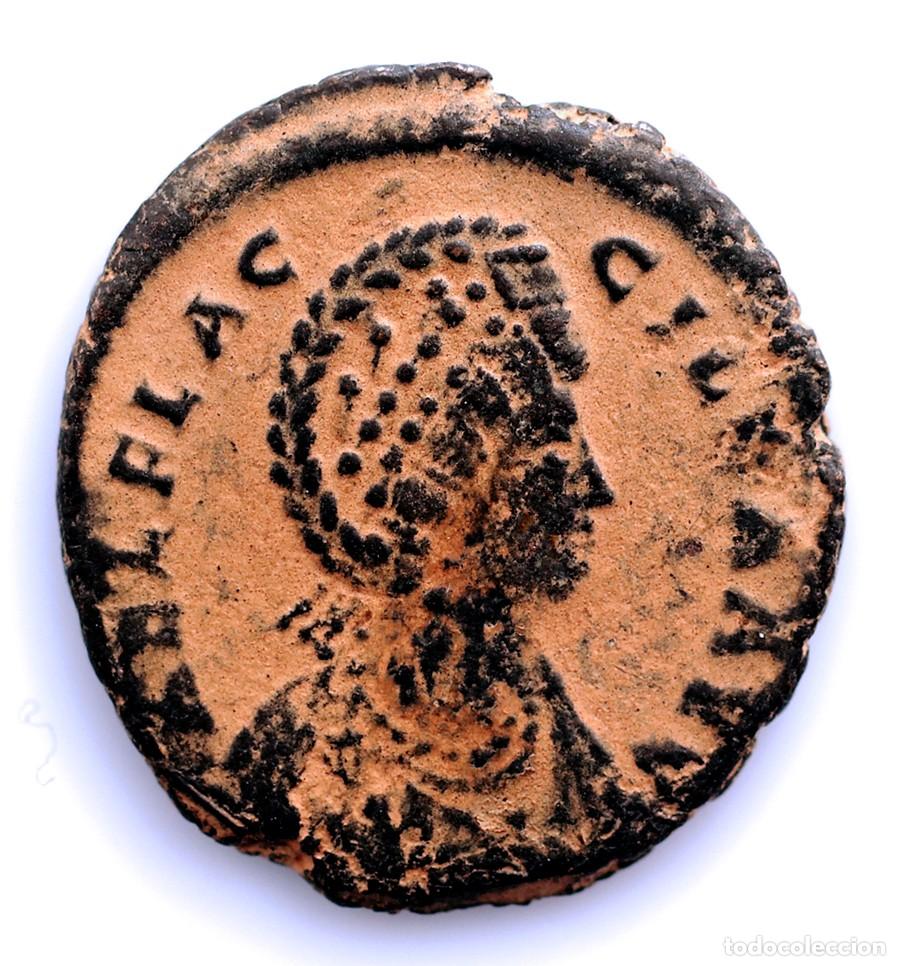 Monedas Imperio Romano: SC-Roma. Aelia Flaccilla (379-386) Follis. Constantinopla.Cobre 4,55 g. ESCASA