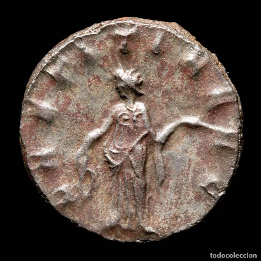 Monedas Imperio Romano: Galieno (253-268 d.C.). Antoniniano, LAETITIA AVG. Milan. (515)