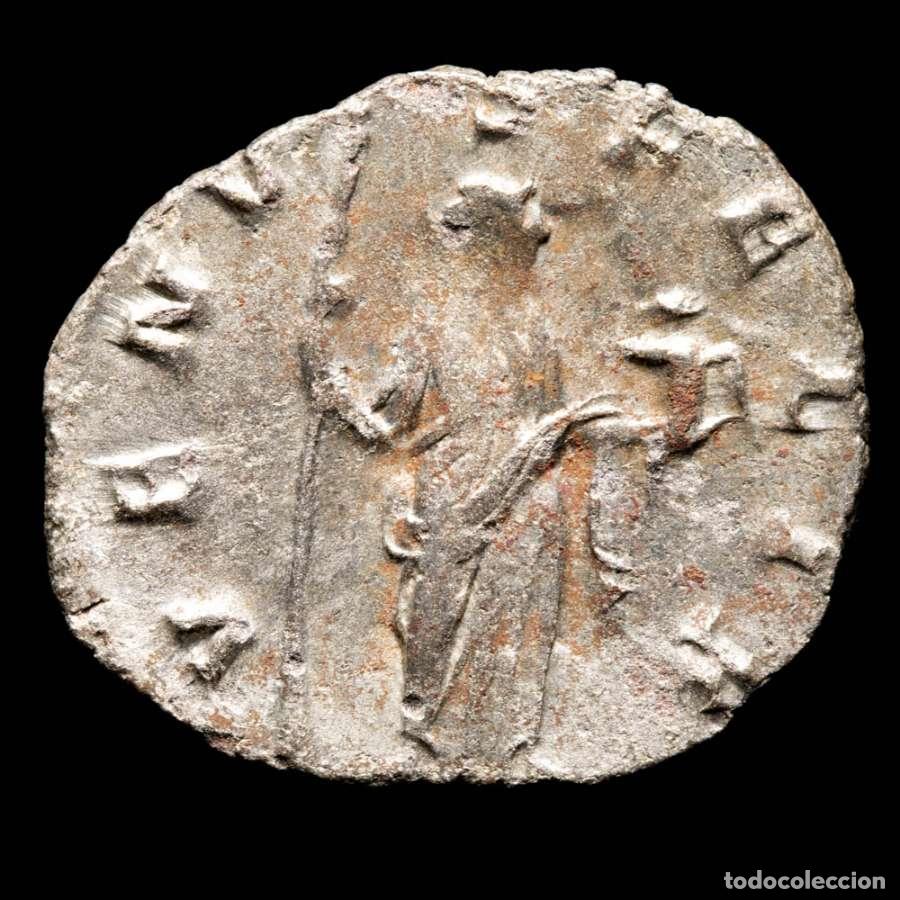 Monedas Imperio Romano: Raro Salonina, antoniniano VENVS FELIX - S Mediolanum 266 dC. (522)
