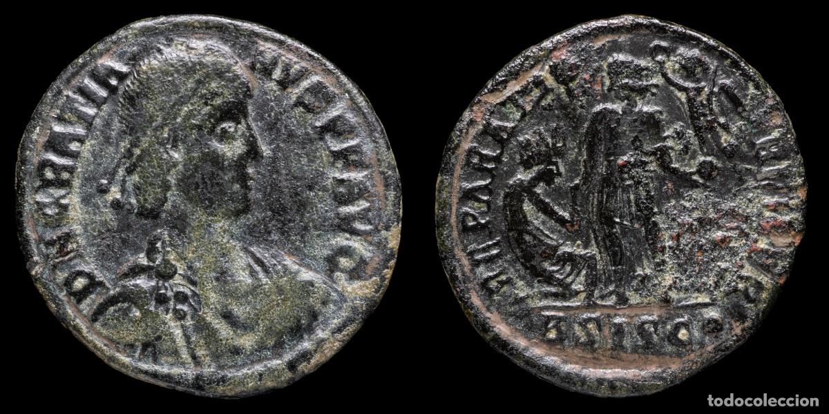 Monedas Imperio Romano: Gratian Follis - REPARATIO REIPVB, Siscia - 23 mm / 4,43 gr.