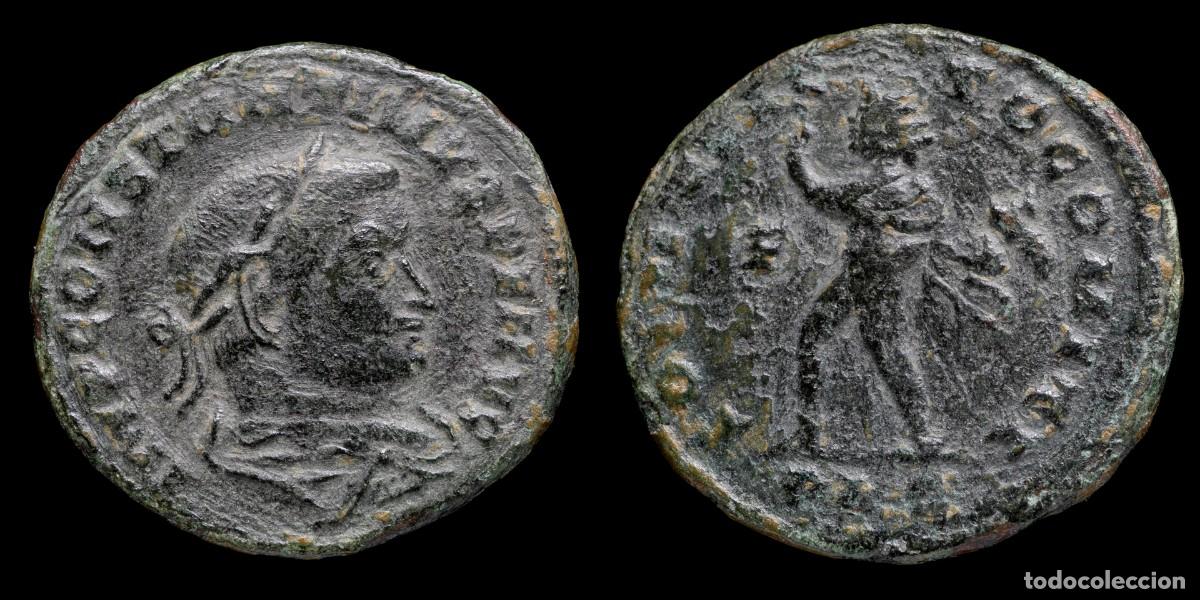 Monedas Imperio Romano: Constantine I - SOLI INVICTO COMITI, Lyon - 23 mm / 3.64 gr.
