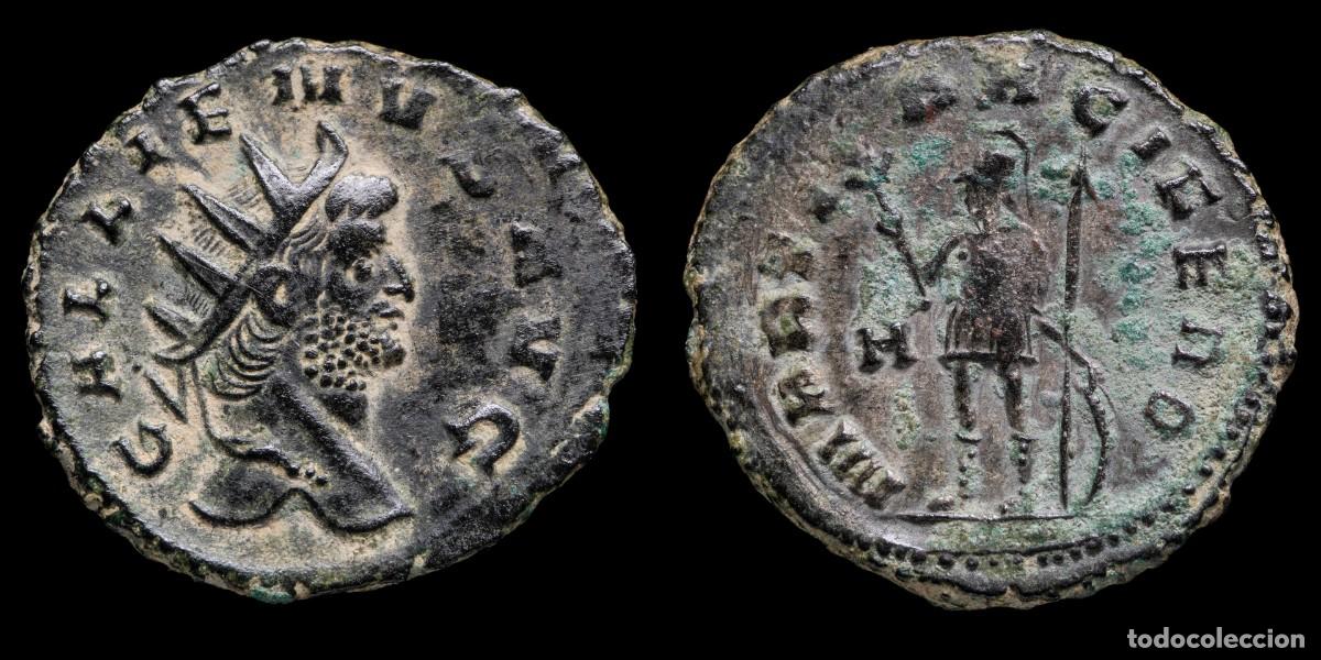 Monedas Imperio Romano: Gallienus Antoninianus - MARTI PACIFERO - 22 mm / 3.47 gr.