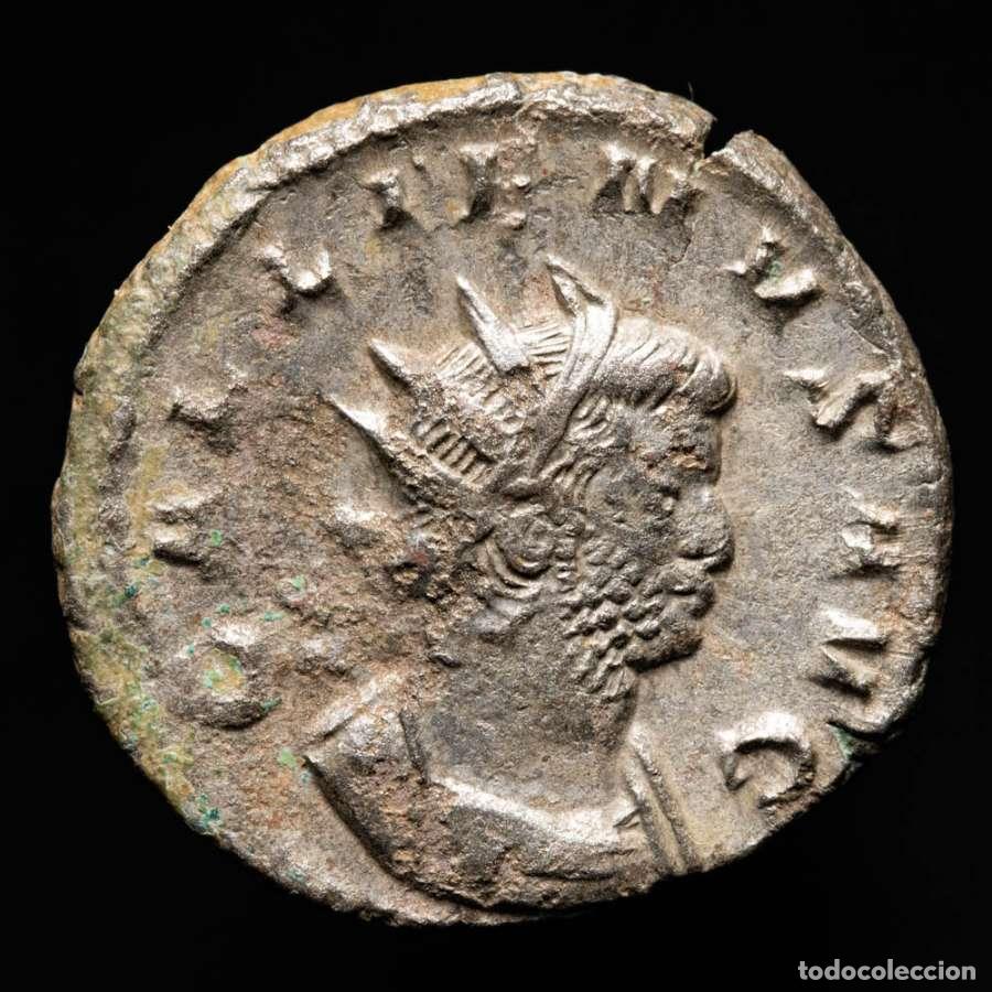 Monedas Imperio Romano: Galieno (253-268 d.C.). Antoniniano, LAETITIA AVG. Milan. (534)