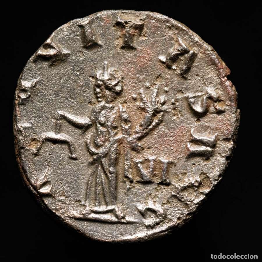 Monedas Imperio Romano: Galieno, antoniniano. Roma, 262 d.C. AEQVITAS AVG - VI