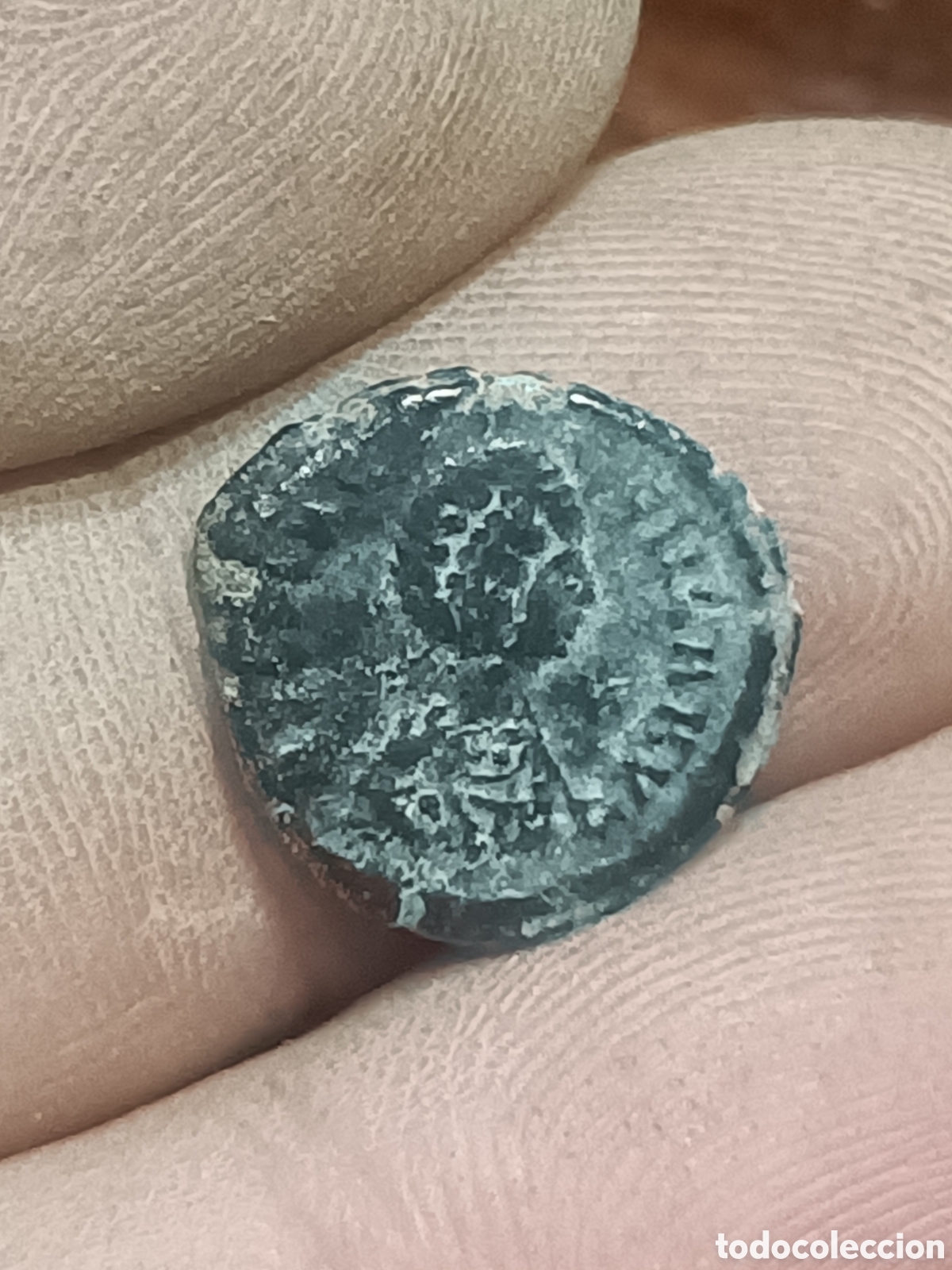 Monedas Imperio Romano: Moneda Romna Follis Aelia Flaccilla Constantinopla