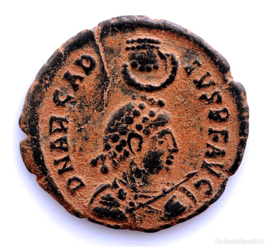 Monedas Imperio Romano: SC-Roma. Arcadio (395-408) Follis. Cyzicus. Cobre 4,14 g.