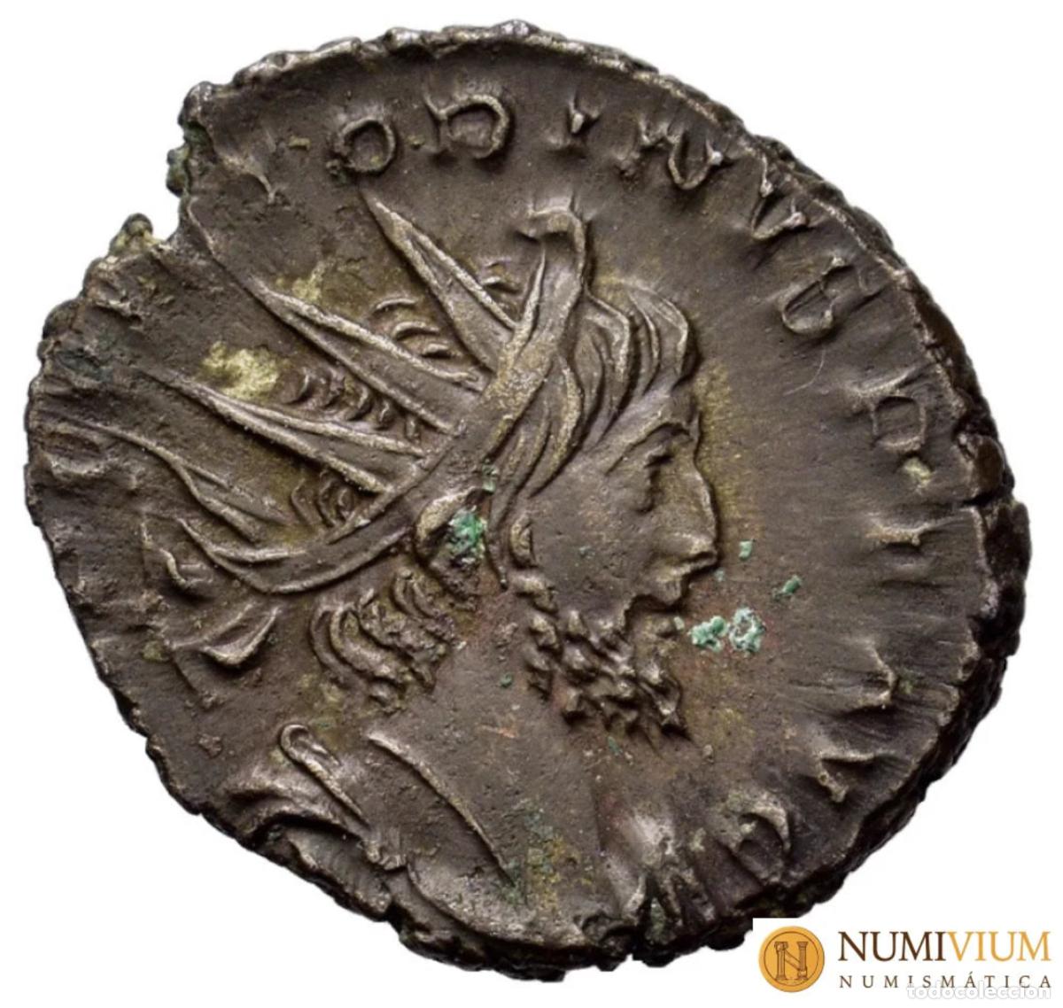 Monedas Imperio Romano: Victorino (269&ndash;271). Ceca de Treveri (Tr&eacute;veris). 2&ordf; emisi&oacute;n, comienzos&ndash;mediados del a&ntilde;o 270 d. C.