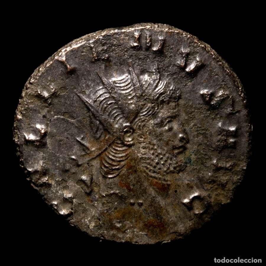 Monedas Imperio Romano: Gallienus, antoninianus. Roma, 266 d.C. - IOVI CONSERVAT - N (563)
