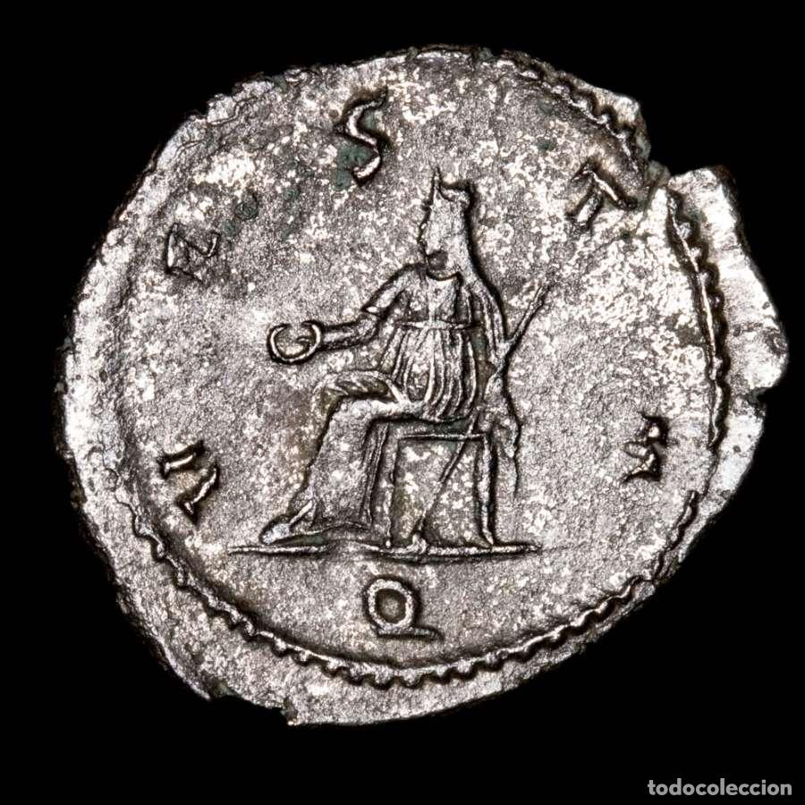 Monedas Imperio Romano: Salonina, antoniniano. VESTA / Q, Roma, 261-262 d.C. - (B574)