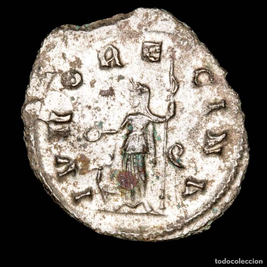 Monedas Imperio Romano: Salonina. Antoniniano, Antioquia. IVNO REGINA - Q Pavo Real