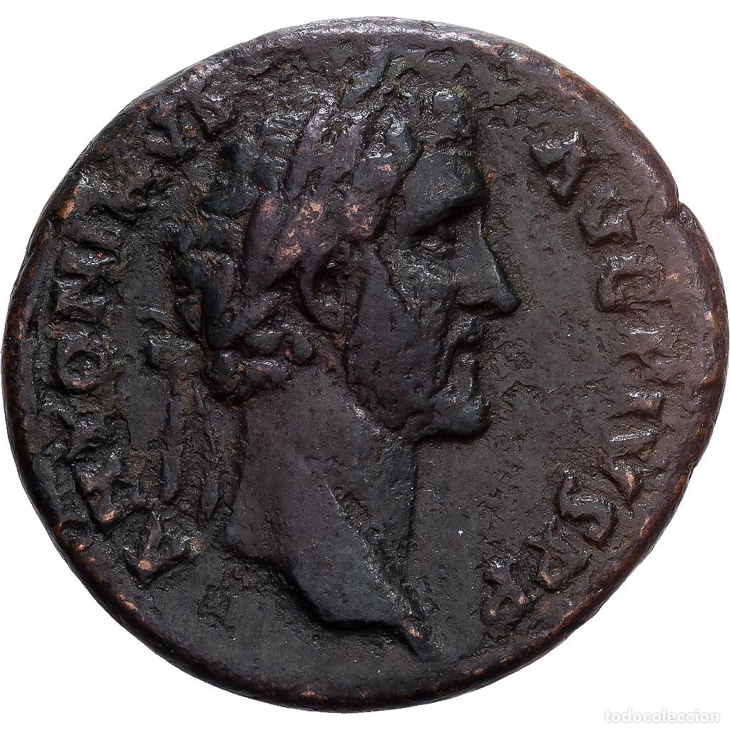 Monedas Imperio Romano: [#1202789] Roman Empire, Antoninus Pius & Marcus Aurelius, Dupondius, 141, Rome, Bronce