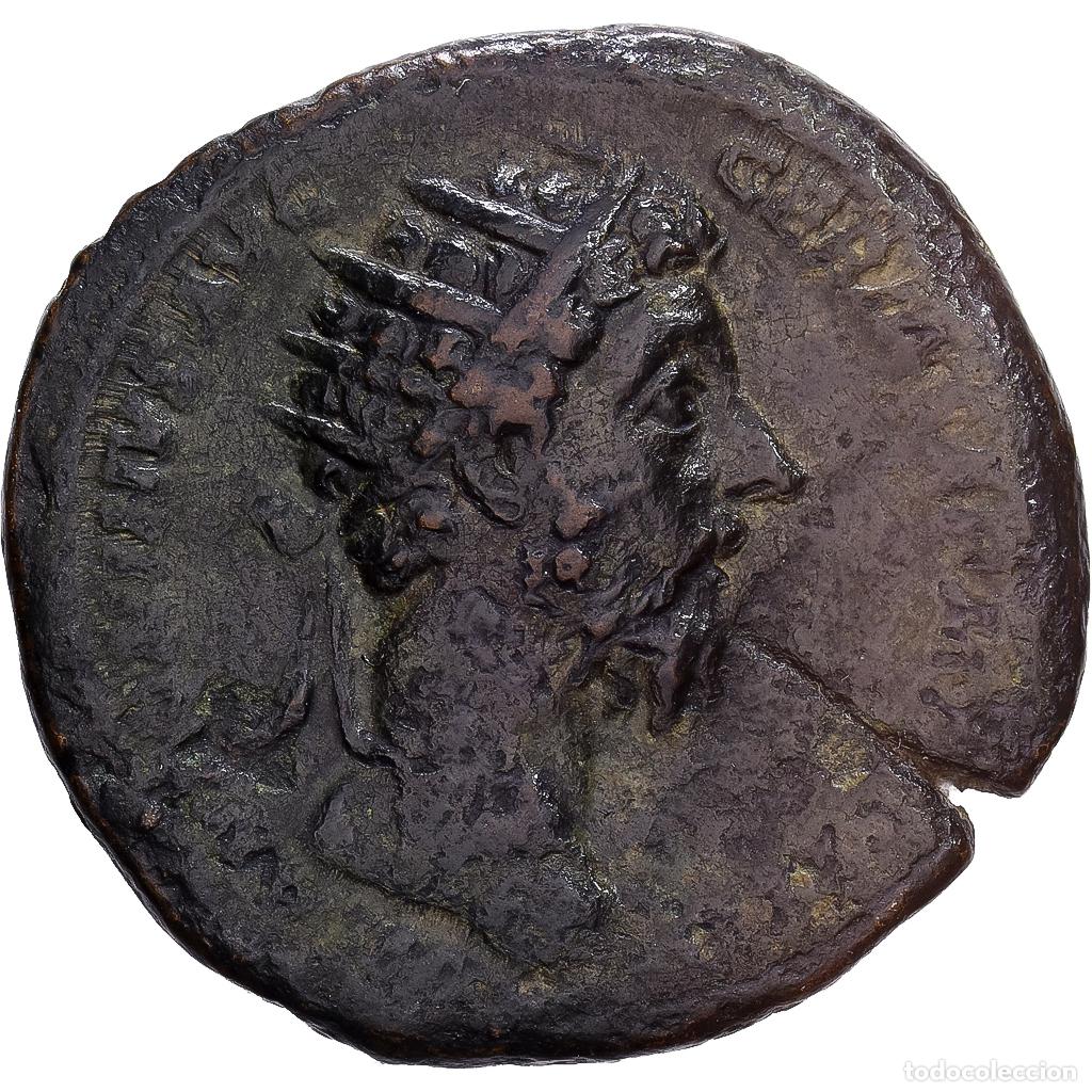 Monedas Imperio Romano: [#1202787] Roman Empire, Marcus Aurelius, Dupondius, 177, Rome, Bronce, MBC, Cohen:157