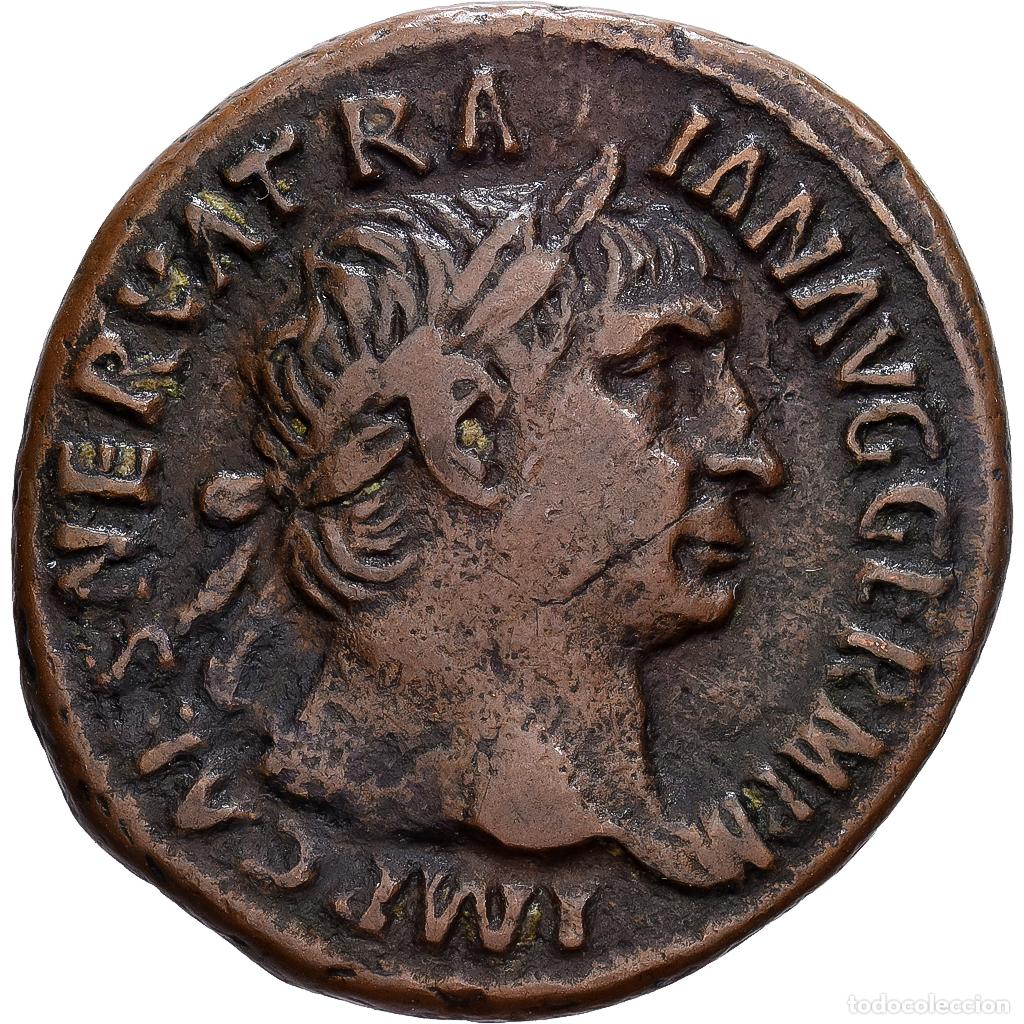 Monedas Imperio Romano: [#1202793] Roman Empire, Trajan, As, 101, Rome, Bronce, MBC, RIC:434