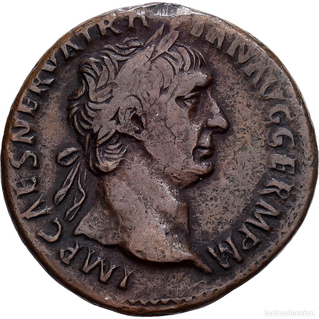 Monedas Imperio Romano: [#1202794] Roman Empire, Trajan, As, 101, Rome, Bronce, MBC, RIC:434