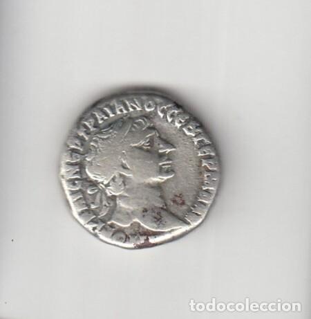 Monedas Imperio Romano: Tetradracma de Plata de TRAJANO de las provincias en SIRIA con &Aacute;guila al dorso. (98-118 d. C.). BC.