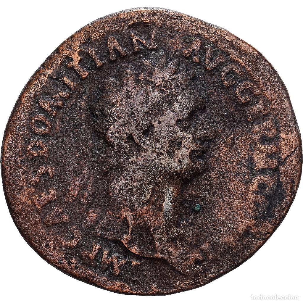 Monedas Imperio Romano: [#1202884] Roman Empire, Domitian, As, 85 BC, Rome, Bronce, BC+, RIC:305