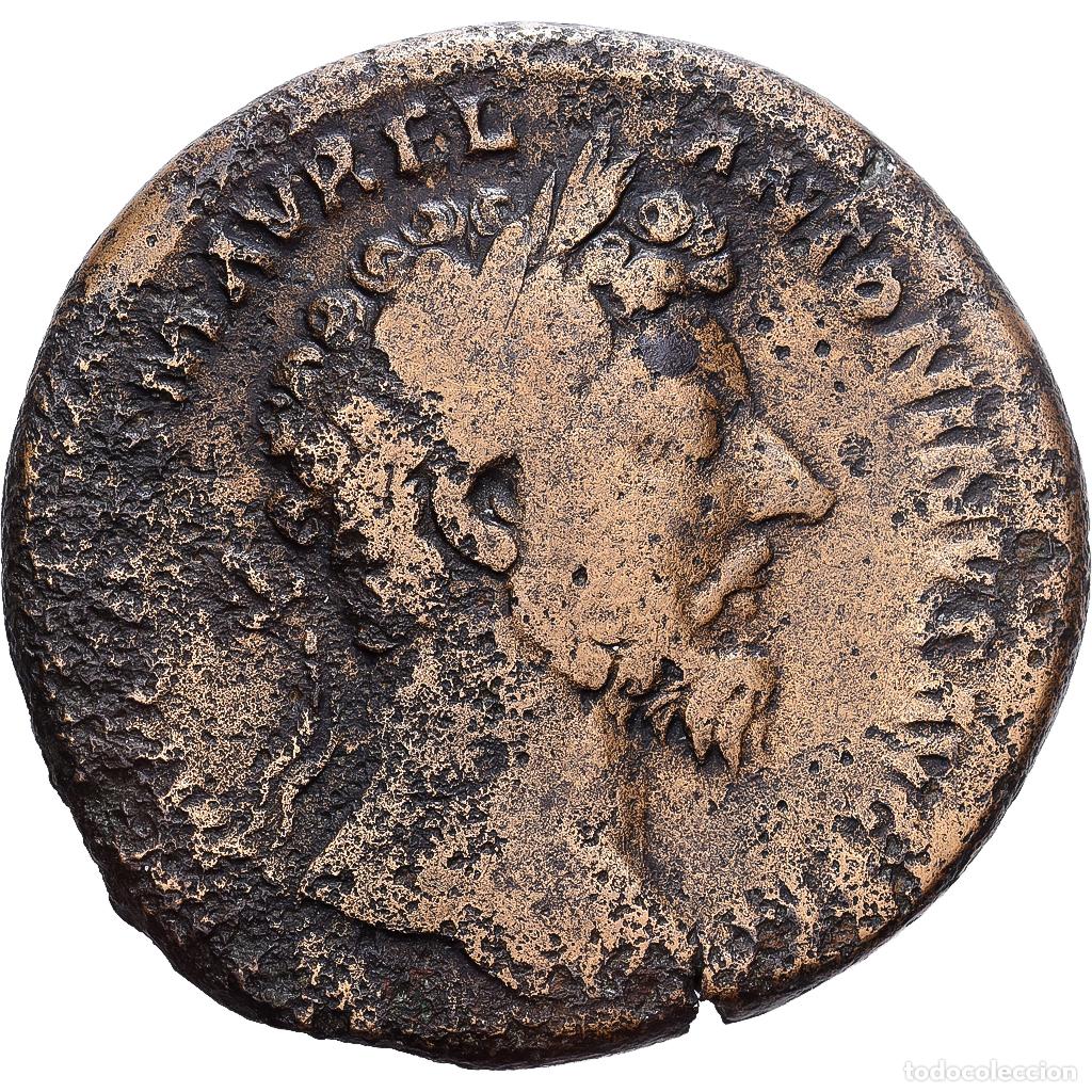 Monedas Imperio Romano: [#1202881] Roman Empire, Marcus Aurelius, Sestercio, 163, Rome, Bronce, BC+, RIC:843