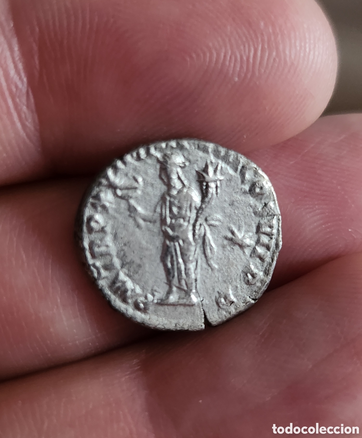 Monedas Imperio romano: Denario Comodo forrado - Foto 4