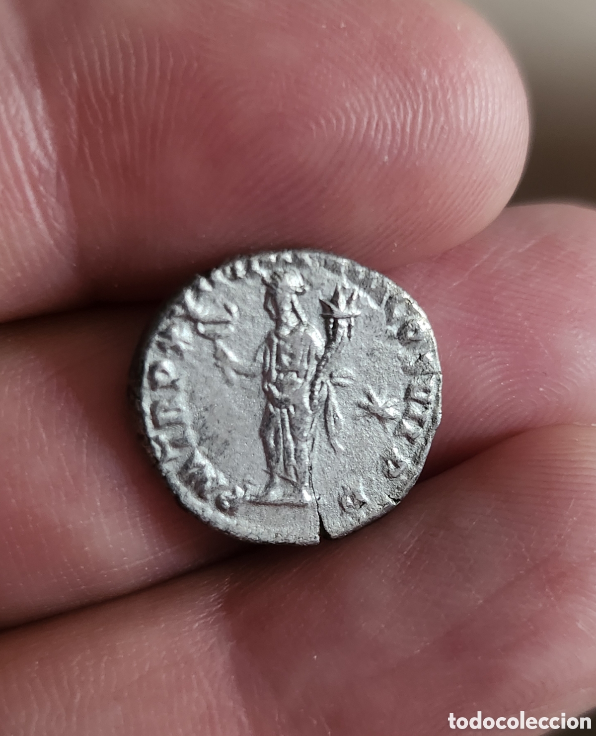 Monedas Imperio romano: Denario Comodo forrado - Foto 6