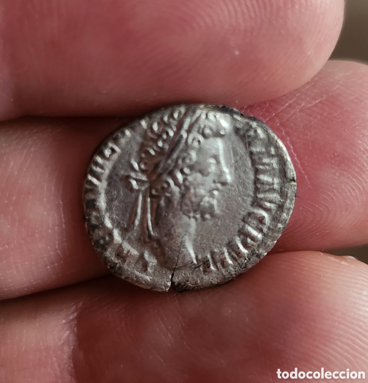 Monedas Imperio romano: Denario Comodo forrado - Foto 10