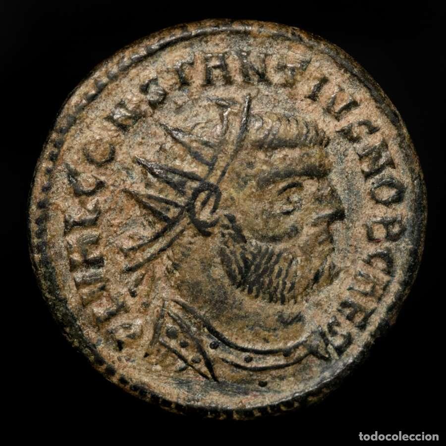 Monedas Imperio Romano: Constancio I &AElig; Post-Reforma &AElig; Radiado CONCORDIA MILITVM KB (4901)