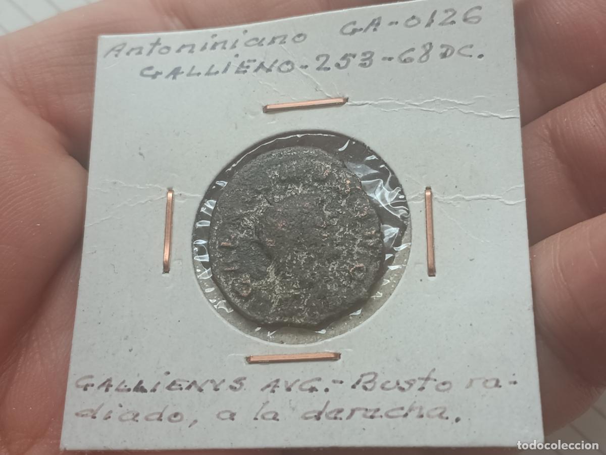 Monedas Imperio Romano: Antoniniano de Galieno. Reverso ORIENS AUG