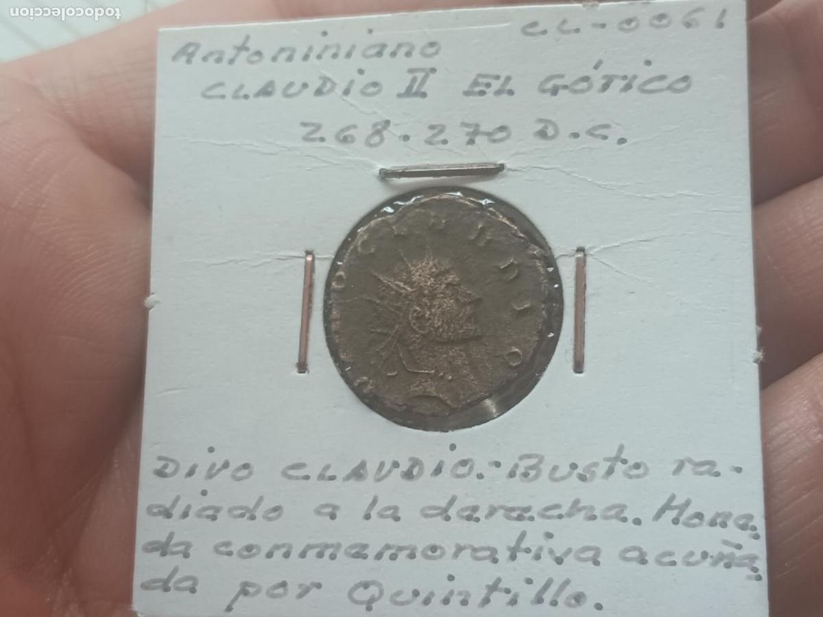 Monedas Imperio Romano: Antoniniano de Claudio II
