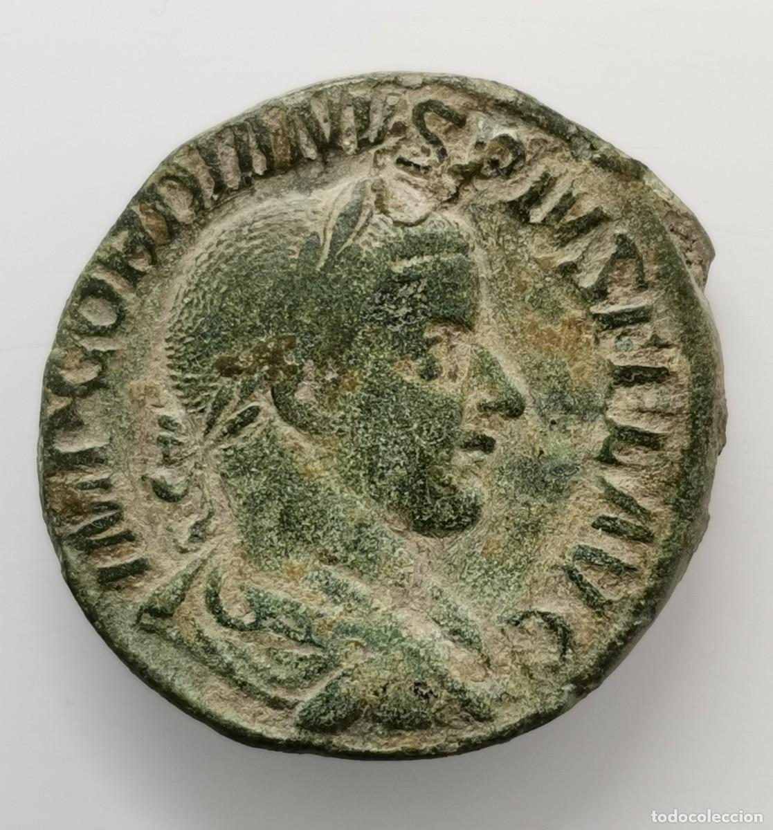 Monedas Imperio Romano: GORDIANO III - SESTERCIO - AETERNITATI AVG S C - (241-244) ROMA