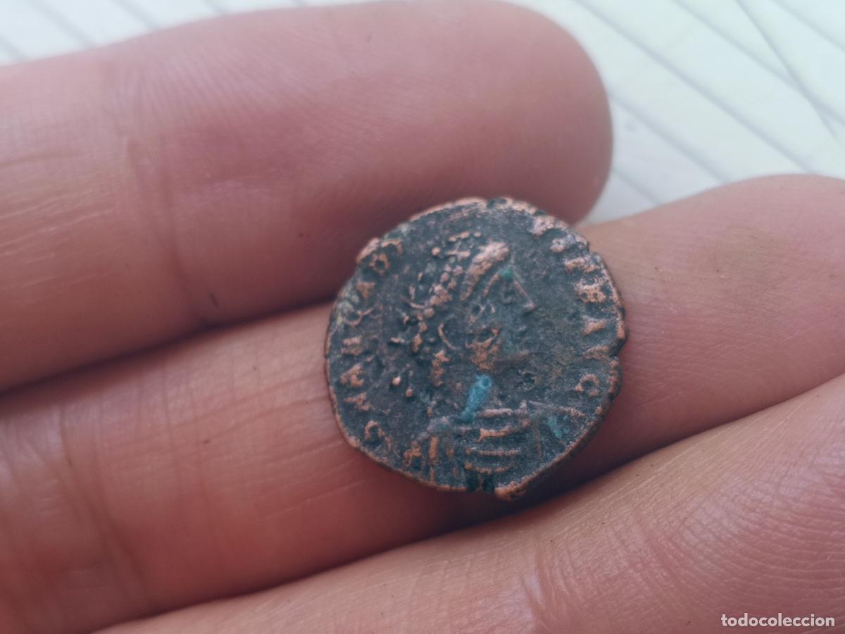 Monedas Imperio Romano: Arcadio, moneda antigua romana