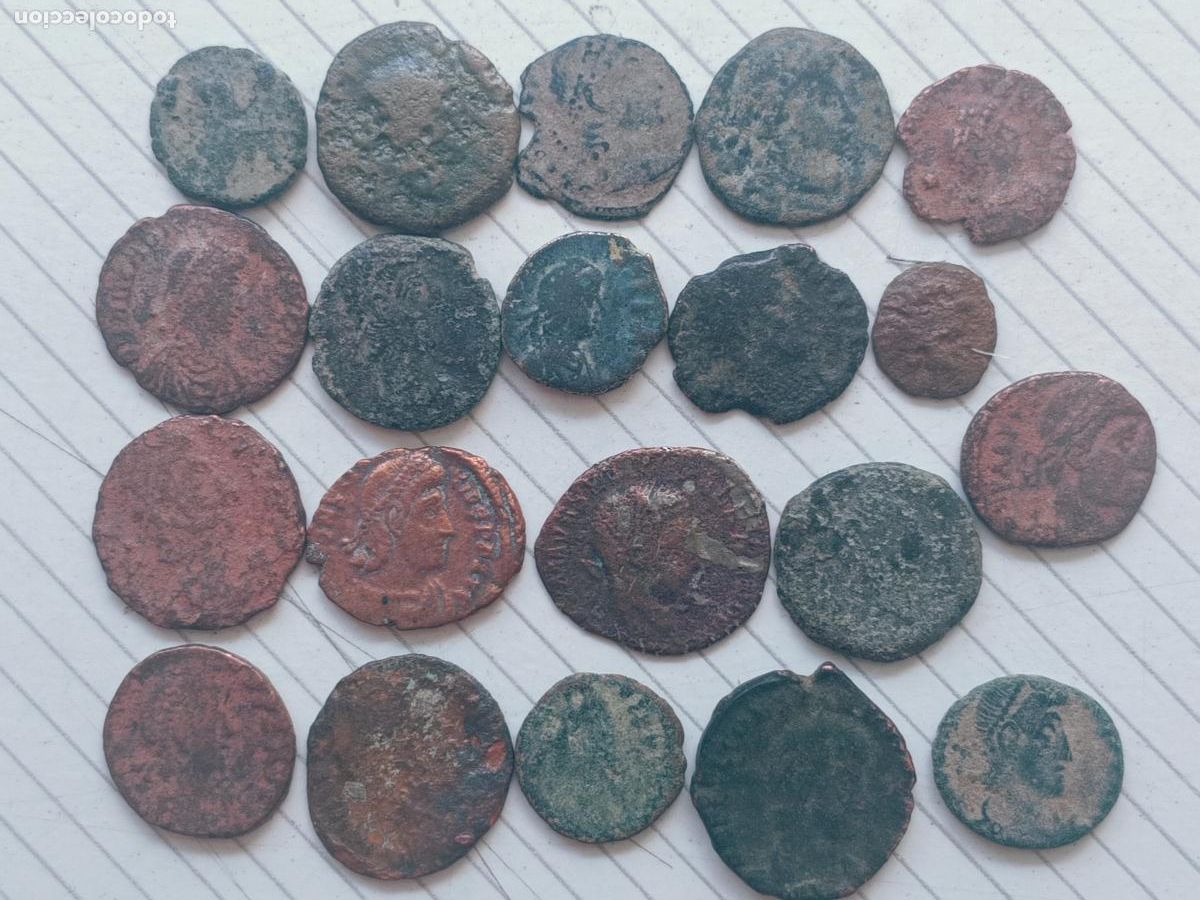 Monedas Imperio Romano: 20 monedas romanas antiguas