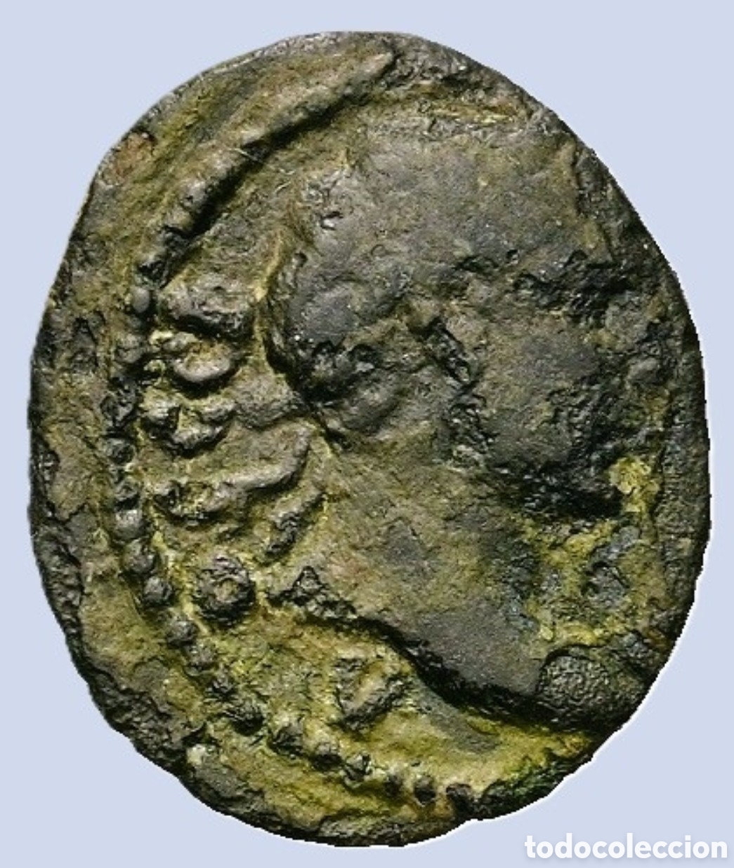 Monedas Imperio romano: Cuadrante de trajano Bronce AE (15,1mm 1,9g)EN MBC - Foto 2
