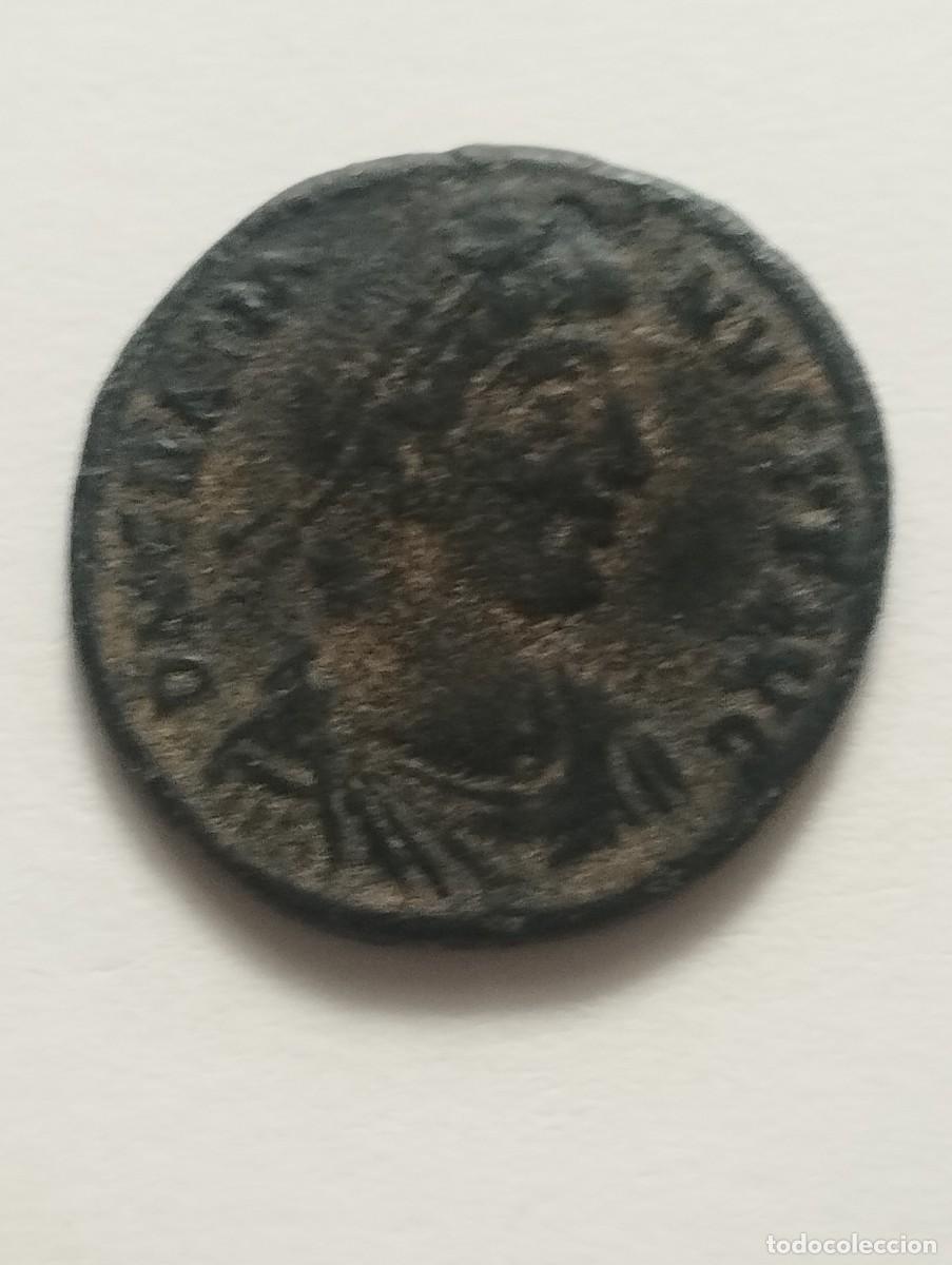 Monedas Imperio Romano: Moneda romana del emperador Graciano