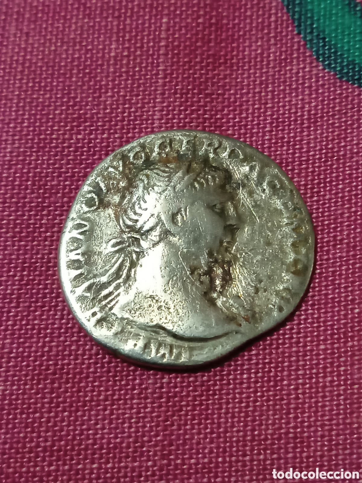 Monedas Imperio Romano: BARATO DENARIO DE TRAJANO, EMPERADOR NACIDO EN HISPANIA (98-117 D.C.)