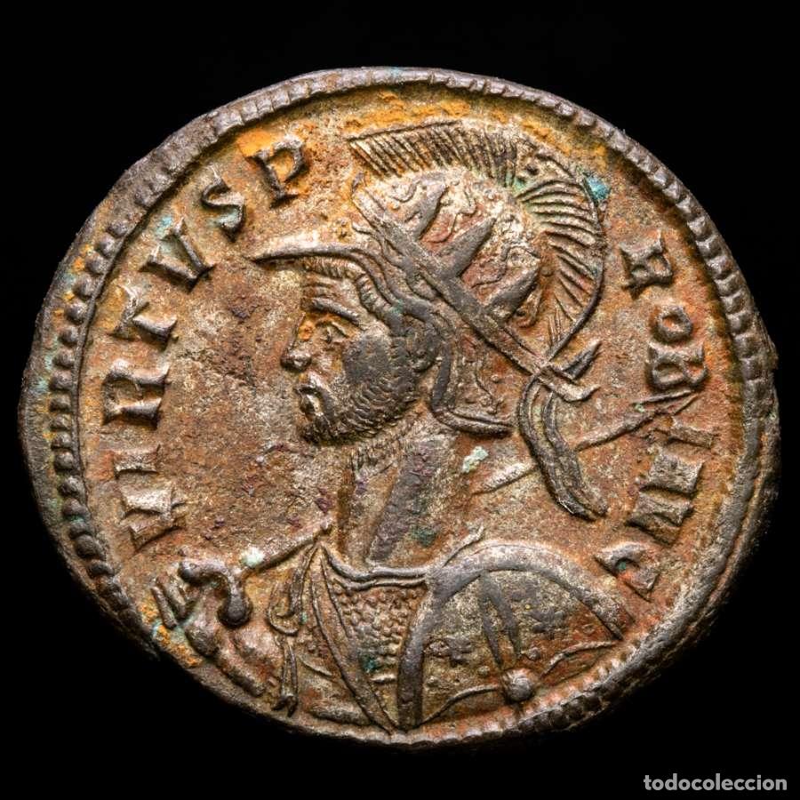 Monedas Imperio Romano: Imperio Romano Probo Antoniniano Ticinum. CONSERVAT AVG / TXXT