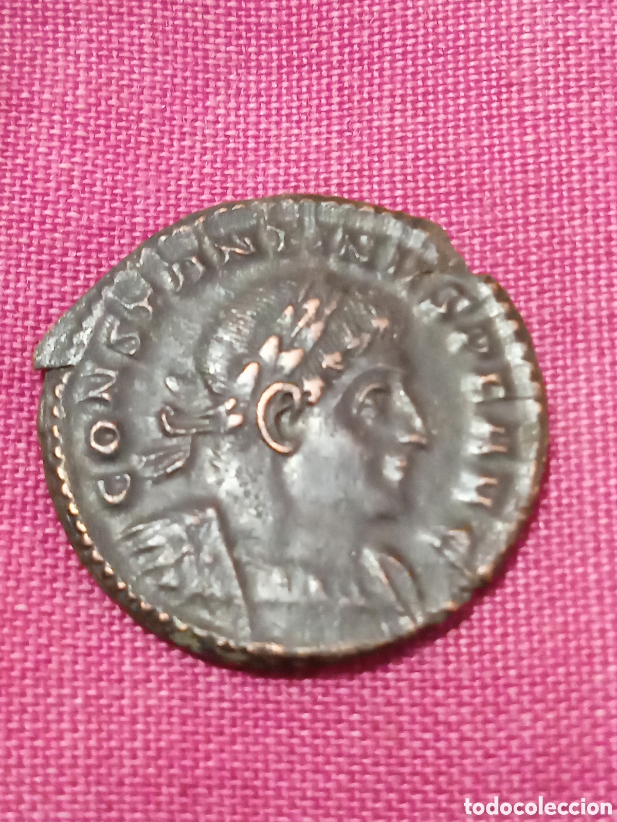 Monedas Imperio Romano: 2CAJ2- BONITO FOLLIS DE CONSTANTINO I PRIMER EMPERADOR CRISTIANO (306-337 D.C.)