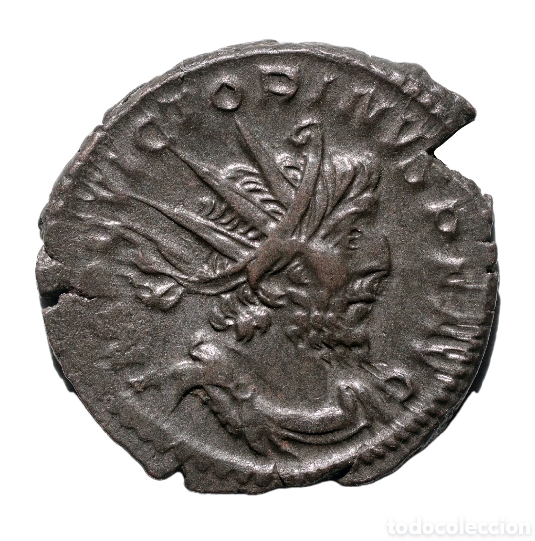 Monedas Imperio Romano: ANTONINIANO VICTORINO PAX AVG TREVERIS 269-270 D. C