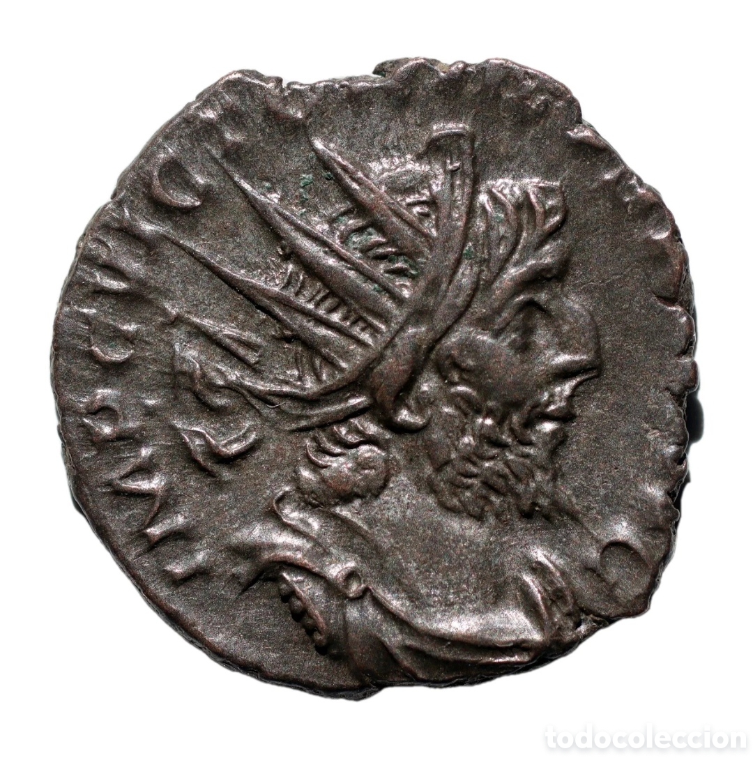 Monedas Imperio Romano: ANTONINIANO VICTORINO PAX AVG TREVERIS 269-270 D. C.