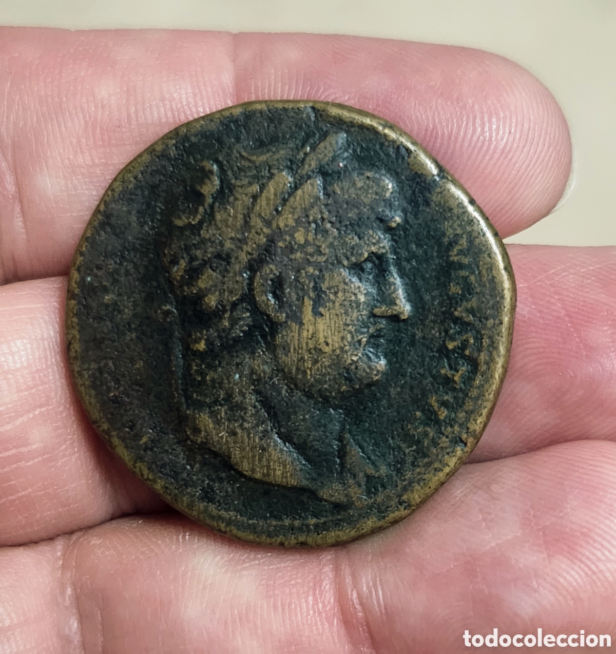 Monedas Imperio romano: Magnifico Sestercio Adriano - Foto 5