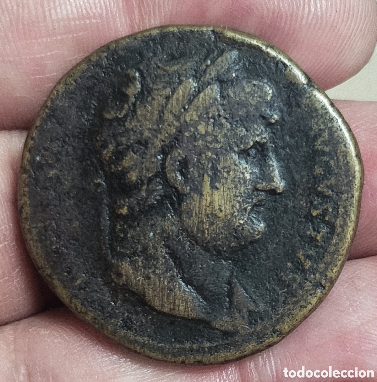 Monedas Imperio romano: Magnifico Sestercio Adriano - Foto 1