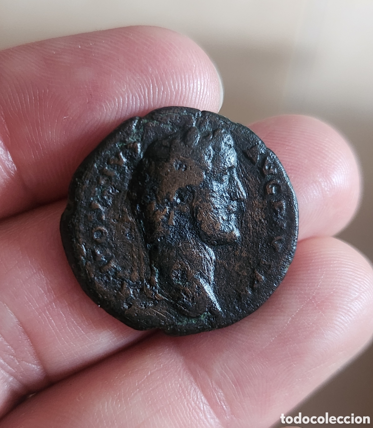 Monedas Imperio romano: Certificado As de Antonio Pio - Foto 4