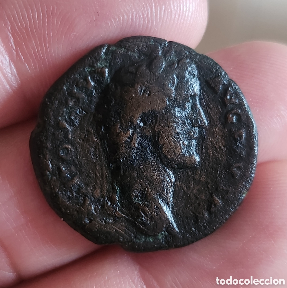 Monedas Imperio romano: Certificado As de Antonio Pio - Foto 1